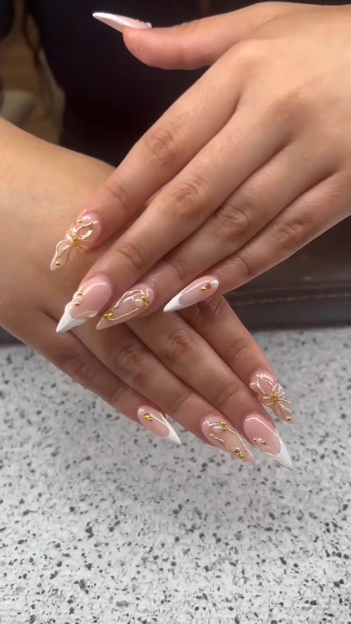 Vibrant nail art by Emerald Nail Spa