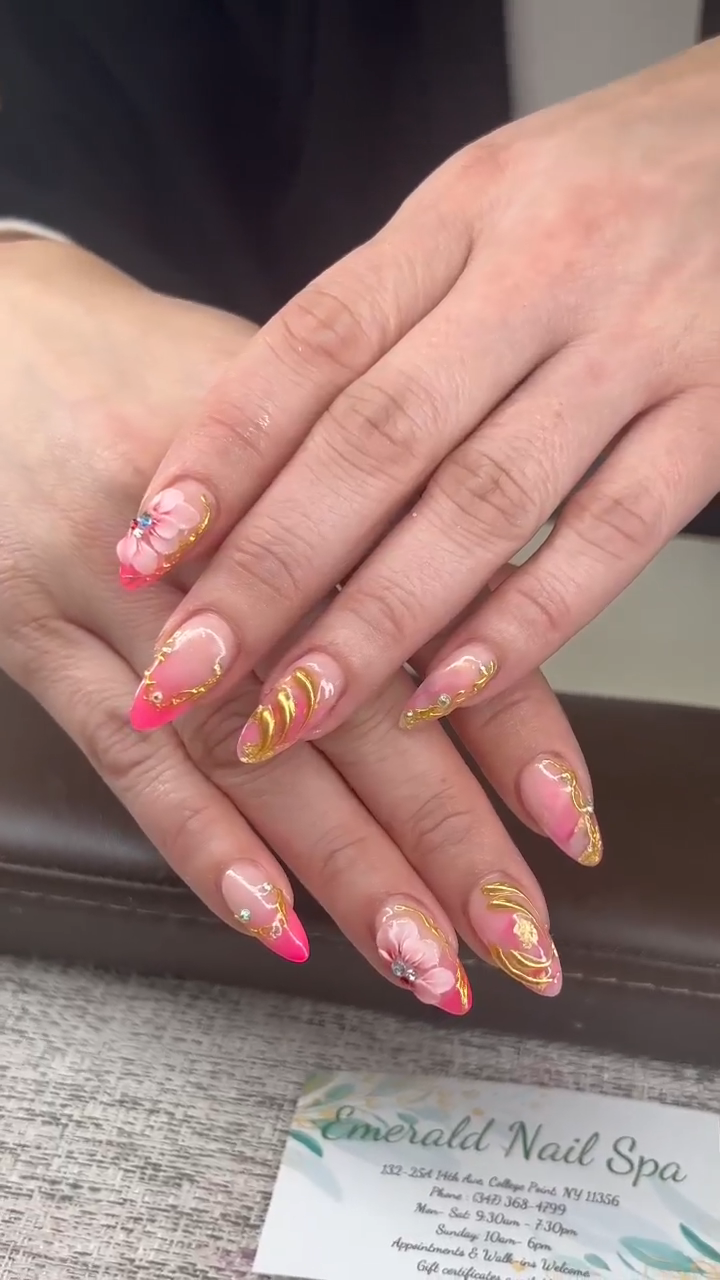 Creative nail art with bold statement