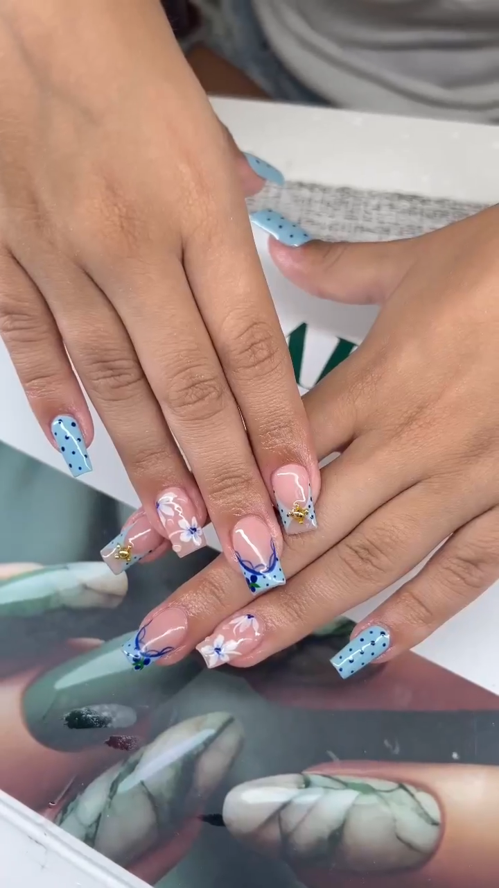 Glamorous nail set by Emerald Nail Spa