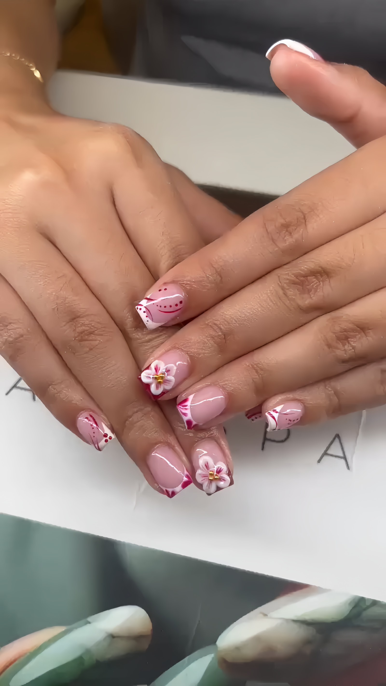 Intricate nail artistry by Emerald Nail Spa